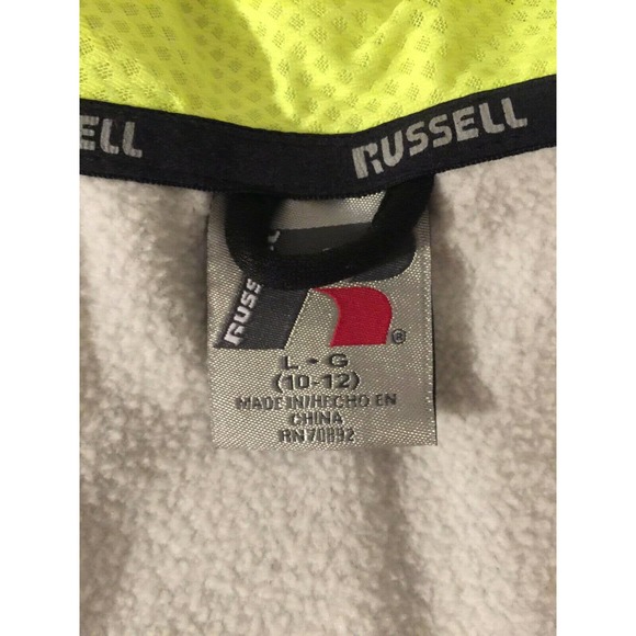 Russell 1/4 Zip Long Sleeve Pullover Hoodie L - Picture 6 of 8